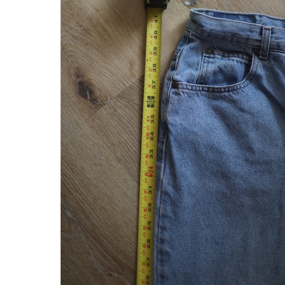 Liz Claiborne Lizwear Jeans Womens 14 Regular Light Wash High Waist Mom Tapered - Picture 7 of 11